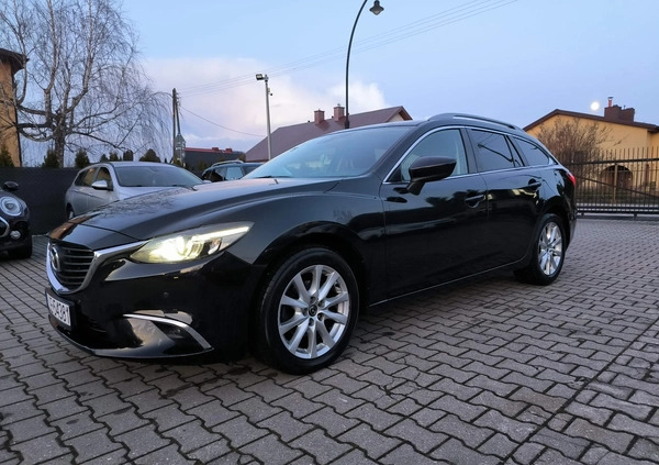 Mazda 6 cena 53999 przebieg: 186000, rok produkcji 2017 z Tuchola małe 466